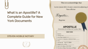 Apostille near me New york City, New York State