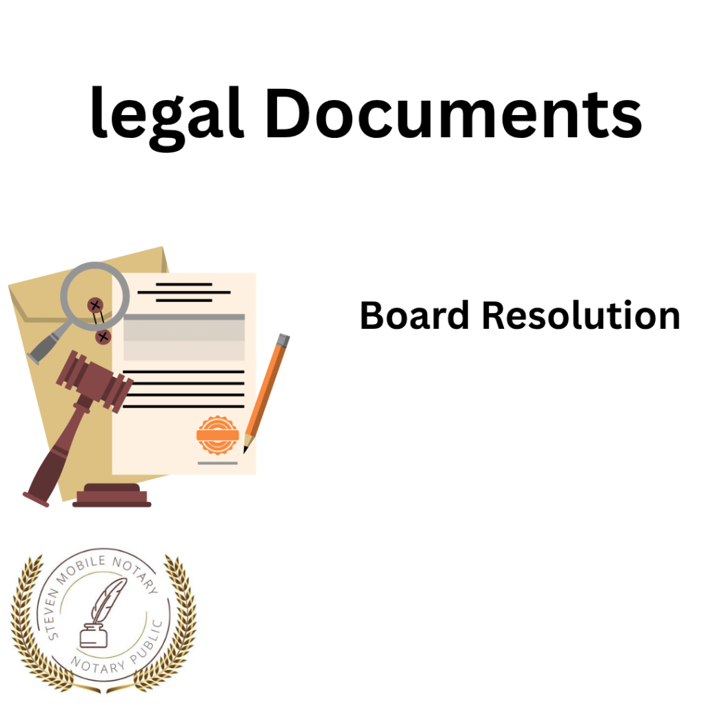 Board Resolution legal document form for notarization and download legal documents New York Notarize