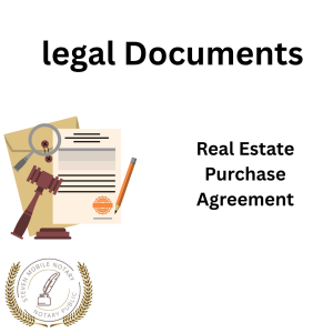 Real Estate Purchase Agreement legal document form for notarization and download  legal documents New York Notarize
