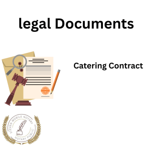 Catering Contract legal document form for notarization and download  legal documents New York Notarize