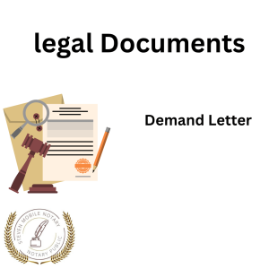 Demand Letter legal document form for notarization and download  legal documents New Jersey Notarize