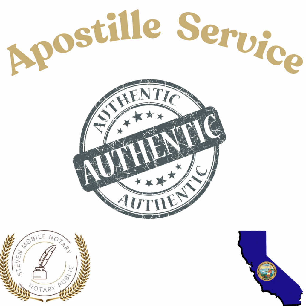 Apostille service California