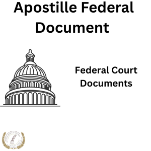 Federal Court Documents,Federal Court Documents Apostille – Federal Authentication,"Get your federal court documents apostilled through our federal authentication service in Washington, D.C. Fast and reliable processing.",Federal Court Documents,$99 per document,3–4 weeks,PDF or Hard Copy,Yes for non-Hague countries,"apostille, federal court documents, federal apostille service, federal-court-documents-apostille, washington d.c. apostille","Federal court documents are essential for legal processes overseas, including enforcing judgments or confirming legal actions.",To ensure legal documents are recognized in foreign jurisdictions.,Ensure your federal court documents are legally recognized overseas with our professional notarization and apostille services.,"Attorneys, law offices, international litigants, or people involved in family law, civil, or criminal matters across borders.","These documents are issued by U.S. federal courts, including District Courts and U.S. Courts of Appeals.","Yes. If these legal records are to be accepted in a foreign legal system, notarization and federal-level authentication are typically mandatory.",Image of a certified Federal Court Documents used for federal apostille in New York,"Our team provides certified apostille services for your federal court documents. We specialize in apostille, federal apostille service. This document is typically requested by Attorneys, law offices, international litigants, or people involved in family law, civil, or criminal matters across borders. and is usually issued by These documents are issued by U.S. federal courts, including District Courts and U.S. Courts of Appeals.."