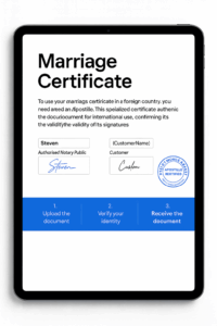 marriage certificate apostille near me