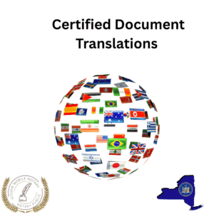Certified Document translation in New York
