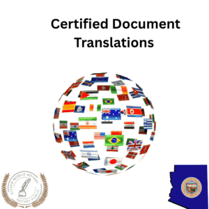 Certified Document translation near