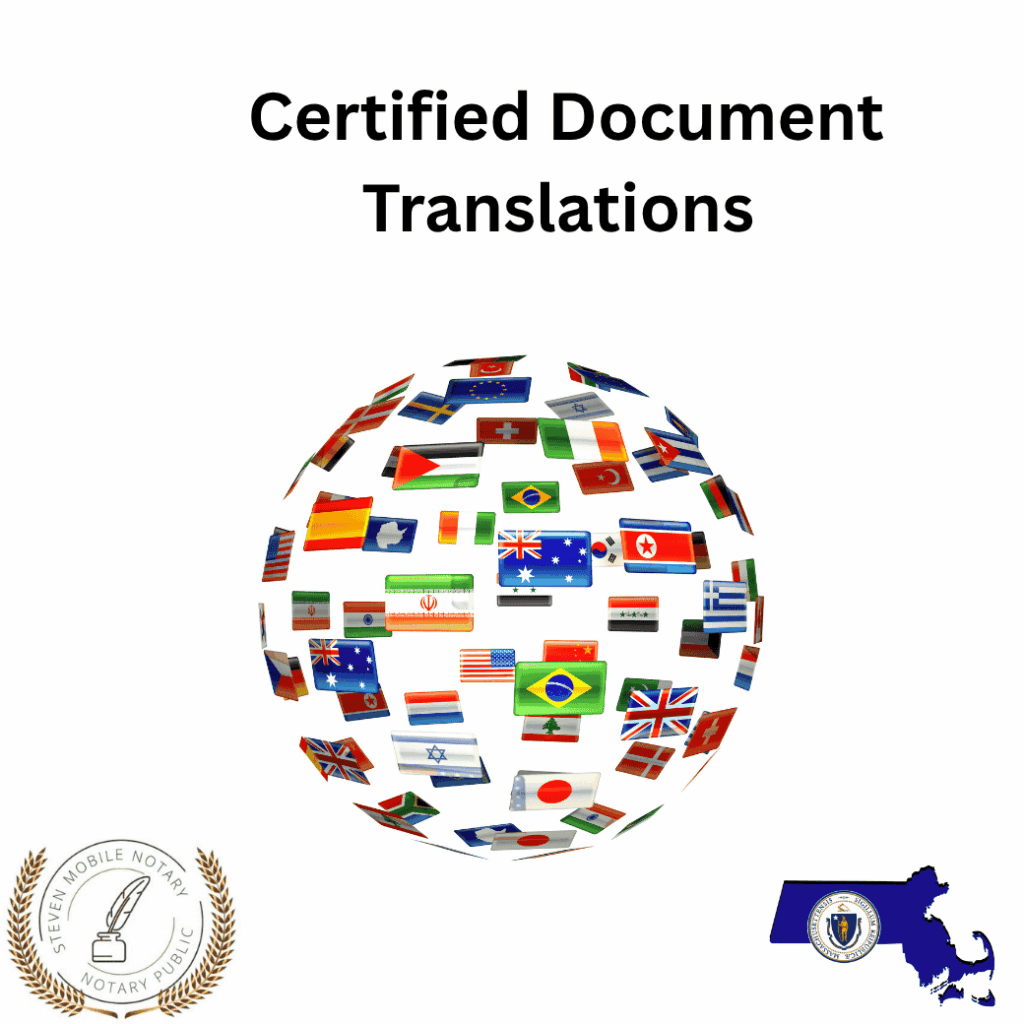 Certified Document translation near {Massachusetts(PrimaryCityStateZipCode)}